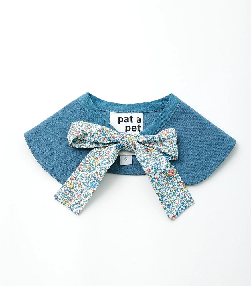 Le Sucré Liberty Tie-up Collar - Sea Blue