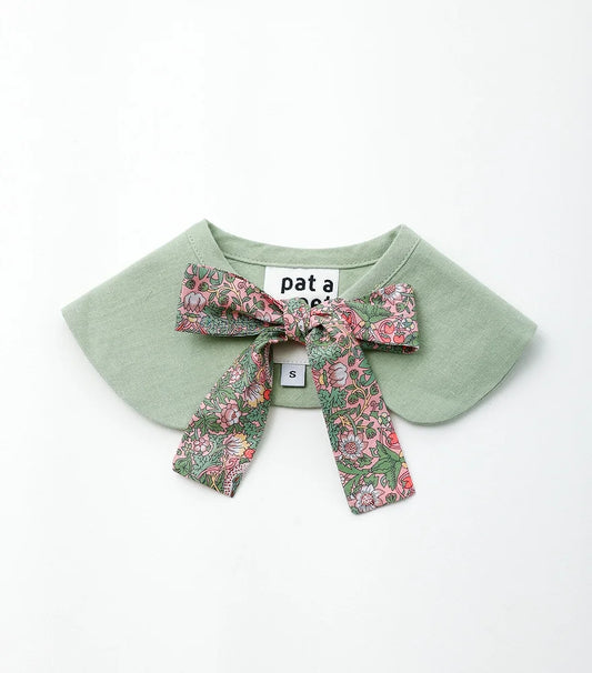 Le Sucré Liberty Tie-up Collar - Sage Green